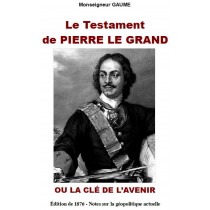 LE TESTAMENT DE PIERRE-LE-GRAND