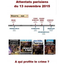 LES ATTENTATS PARISIENS DU 13 NOVEMBRE 2015 - A QUI PROFITE LE CRIME ?