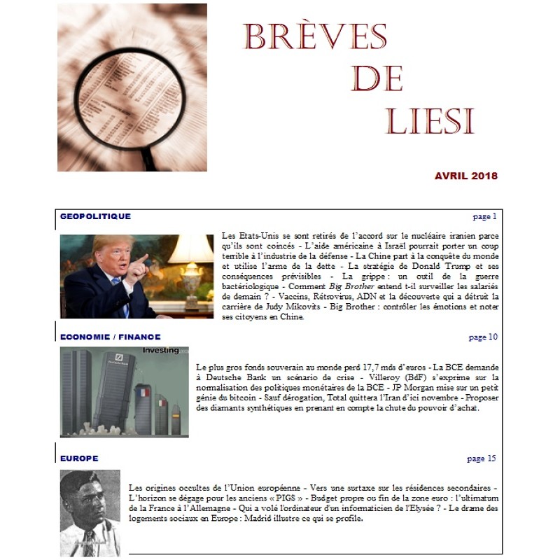 BREVES DE LIESI - AVRIL 2018