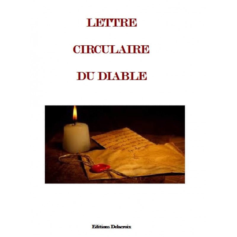 LETTRE CIRCULAIRE DU DIABLE, 1865