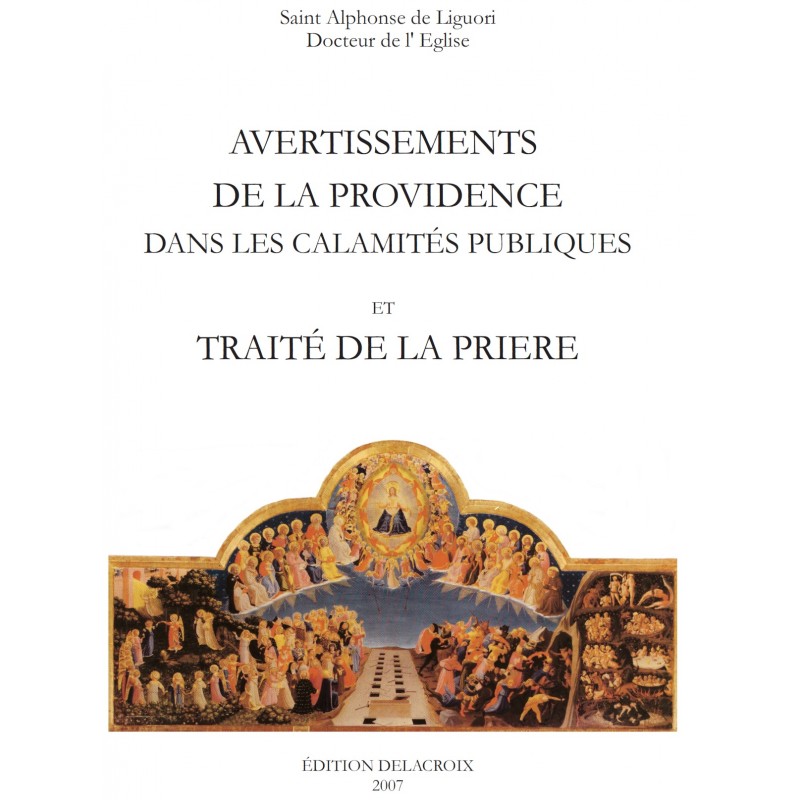 Avertissements de la Providence dans les calamités publiques, Alphonse de Liguori