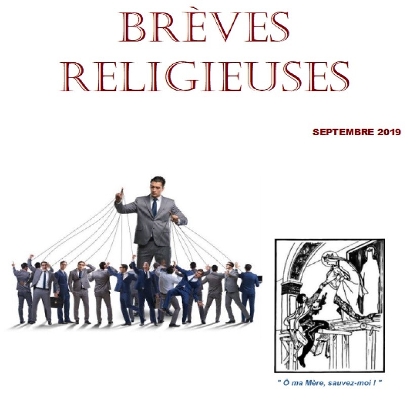 BREVES RELIGIEUSES - SEPTEMBRE 2019