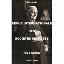REVUE INTERNATONALE DES SOCIETES SECRETES - RISS GRISE