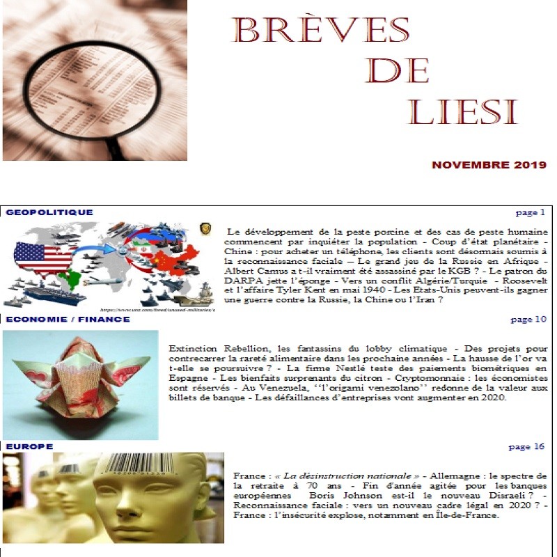 BREVES DE LIESI - NOVEMBRE 2019