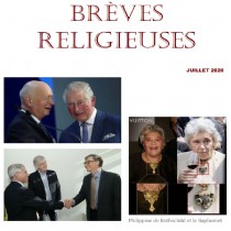BREVES RELIGIEUSES - JUILLET 2020