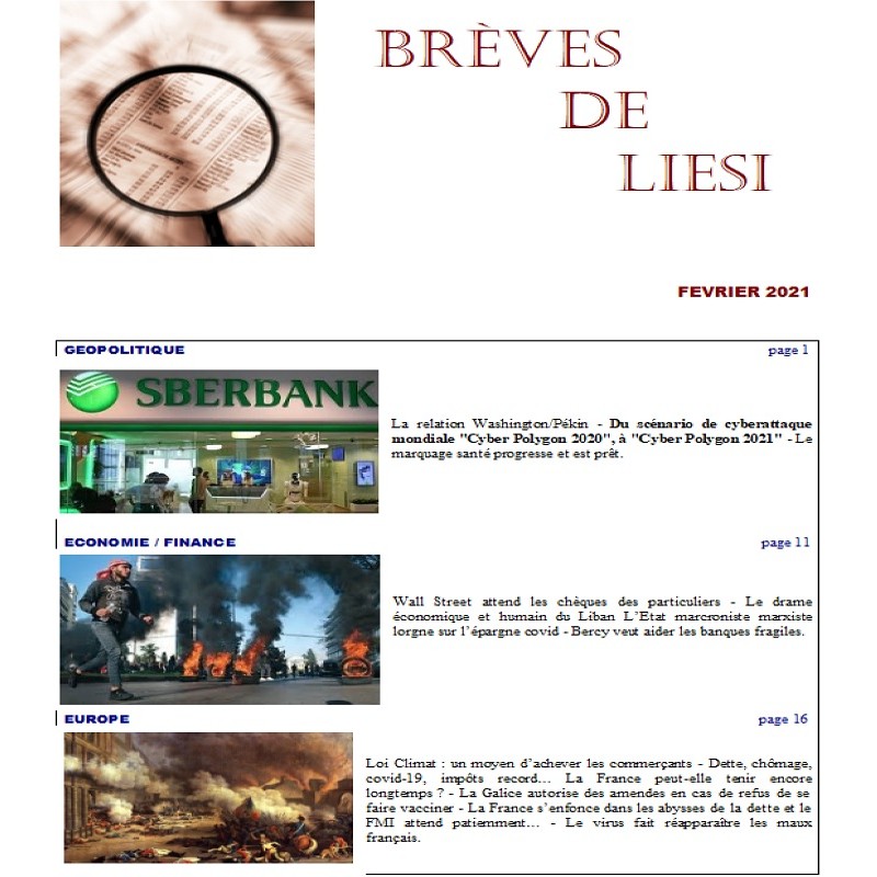 BREVES DE LIESI - FEVRIER 2021