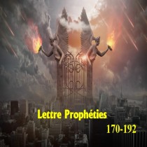 SERIE LETTRE DES PROPHETIES - NUMEROS 170 - 192