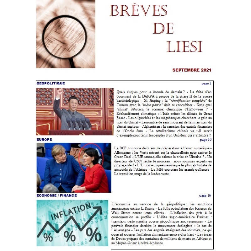 BREVES DE LIESI - SEPTEMBRE 2021