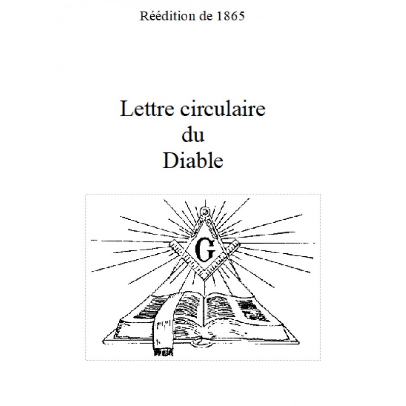 Lettre circulaire du Diable à ses ambassadeurs