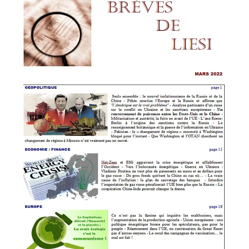 BREVES DE LIESI - MARS 2022