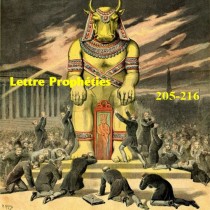 SERIE LETTRE DES PROPHETIES - NUMEROS 205 - 216