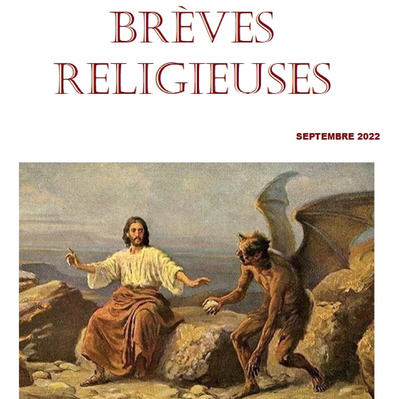 BREVES RELIGIEUSES - SEPTEMBRE 2022