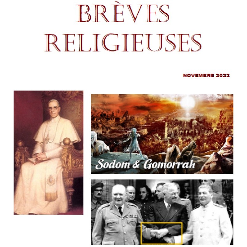 BREVES RELIGIEUSES - NOVEMBRE 2022