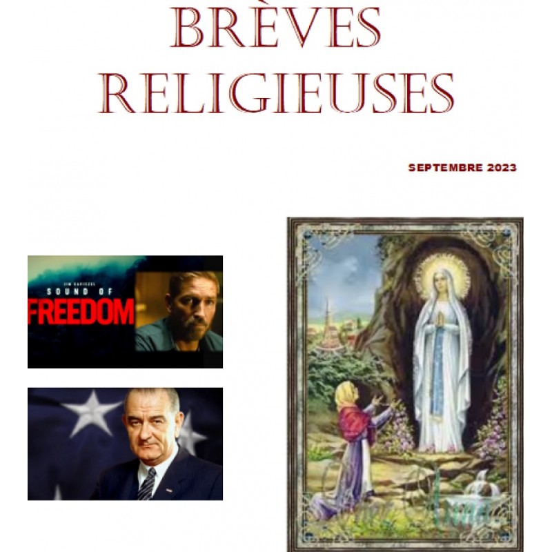 BREVES RELIGIEUSES - SEPTEMBRE 2023