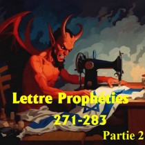 SERIE LETTRE DES PROPHETIES - NUMEROS 271 - 283