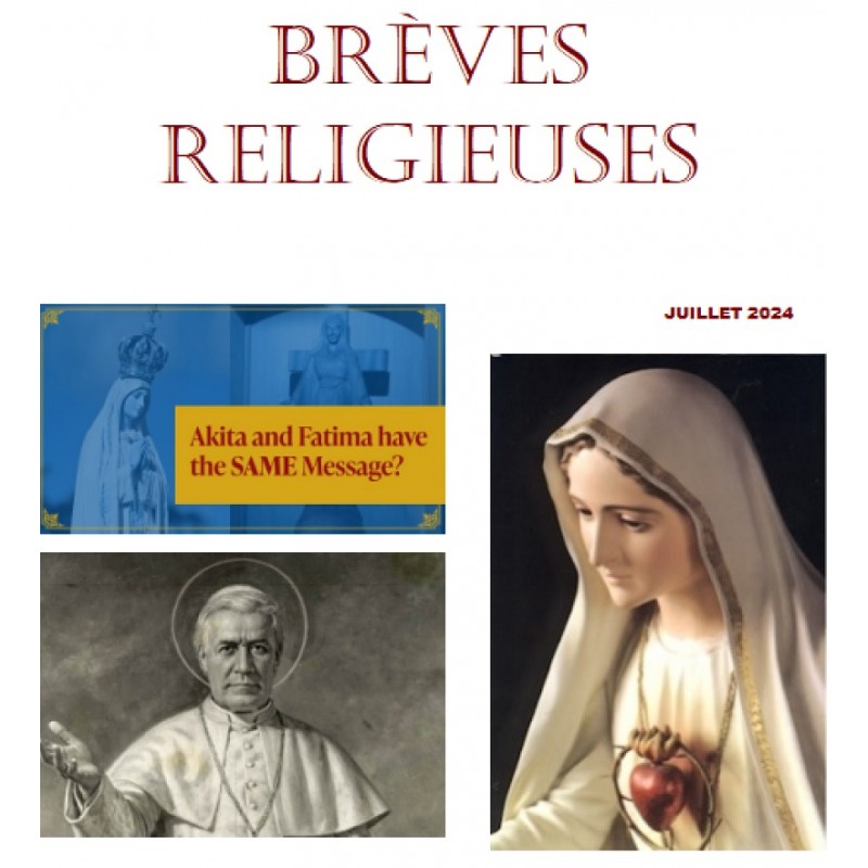BREVES RELIGIEUSES - JUILLET 2024