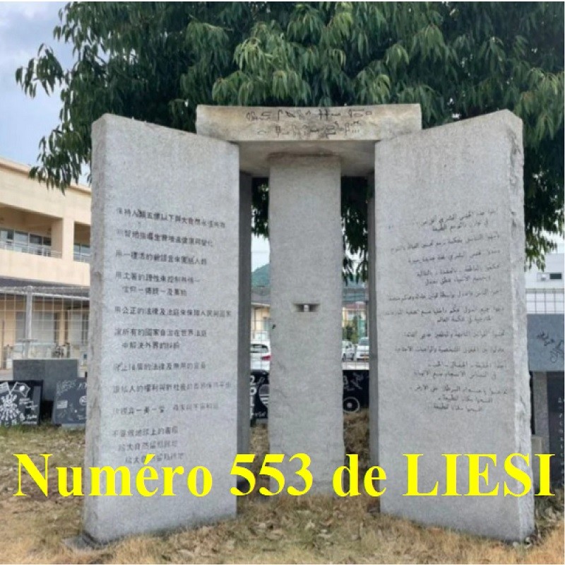 Numéro 553 du 31 OCTOBRE 2024