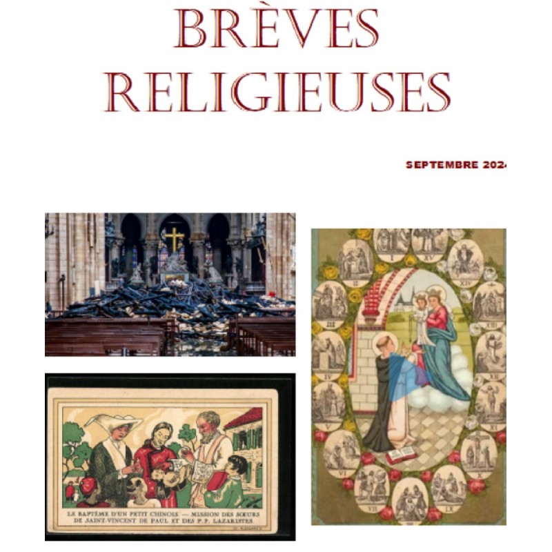 BREVES RELIGIEUSES - SEPTEMBRE 2024