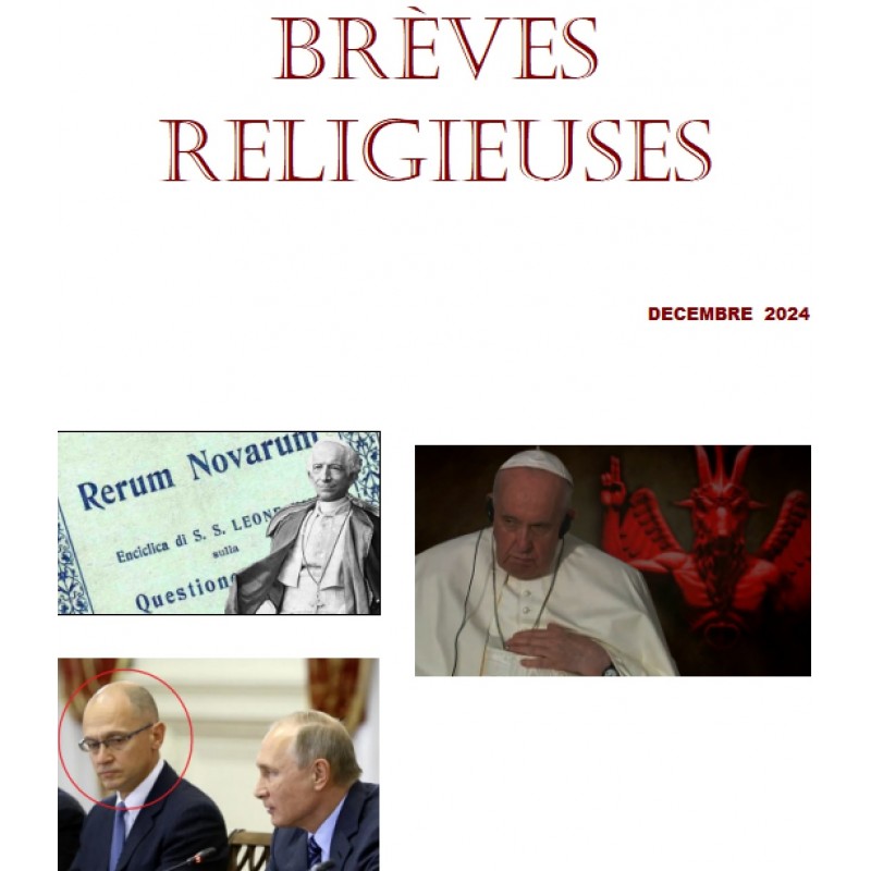 BREVES RELIGIEUSES - DECEMBRE 2024