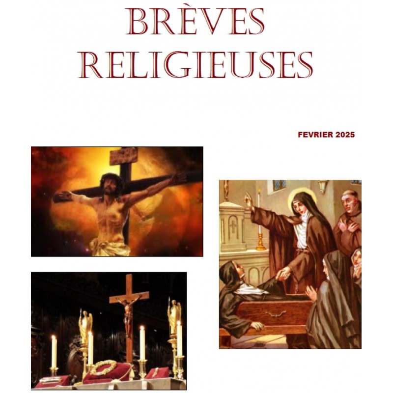 BREVES RELIGIEUSES - FEVRIER 2025