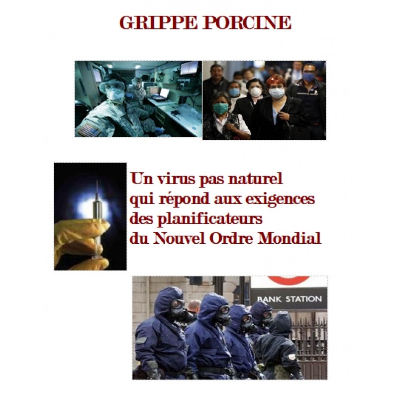 GRIPPE PORCINE – UN VIRUS PAS NATUREL QUI REPOND AUX EXIGENCES DES PLANIFICATEURS DU NOUVEL ORDRE MONDIAL, J. Delacroix